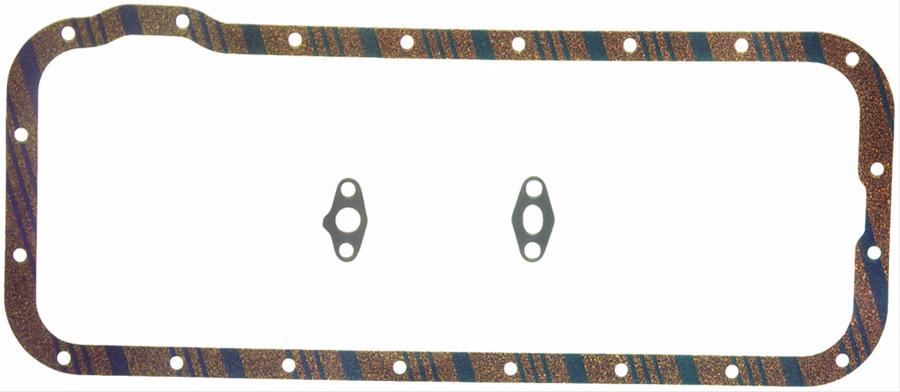 Fel-Pro Oil Pan Gaskets OS 11701 C Gasket, One-Piece, Cork, Ford, Mercury, Big Block, 332-428, FE, Each