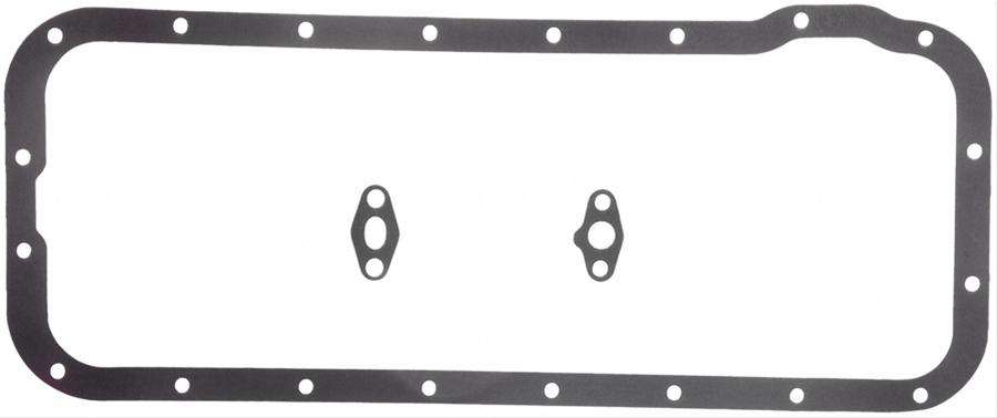 Fel-Pro Oil Pan Gaskets OS 11701 D Gasket, One-Piece, Felcoid, Ford, Mercury, Big Block, 332-428, FE, Each