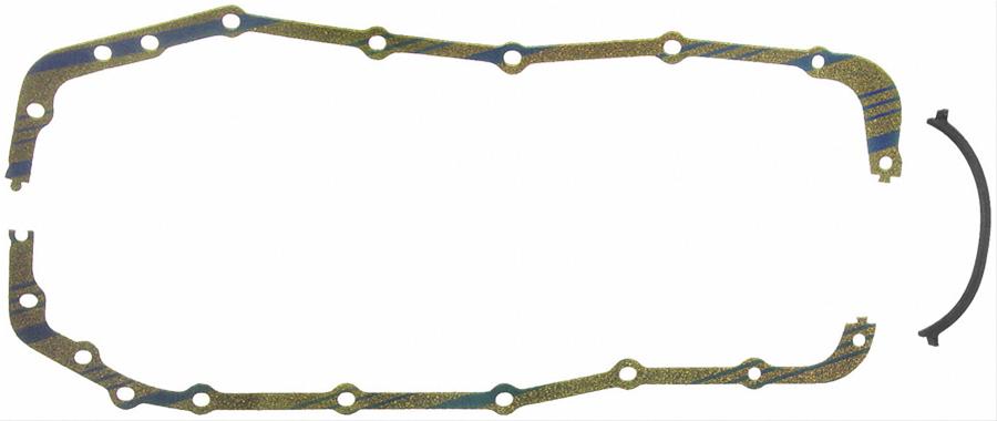 Fel-Pro Oil Pan Gaskets OS 30185 C Gasket, Multi-Piece, Cork/Rubber, Buick, 400/430/455, Each