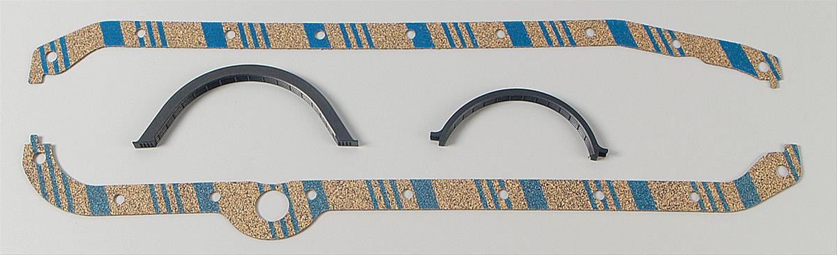 Fel-Pro Oil Pan Gaskets OS 30410 C Gasket, Multi-Piece, Cork, Chevy, 4.4/5.0/5.7L, V8, Each