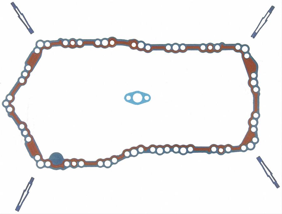 FelPro OS 30522 T FelPro Oil Pan Gaskets Summit Racing