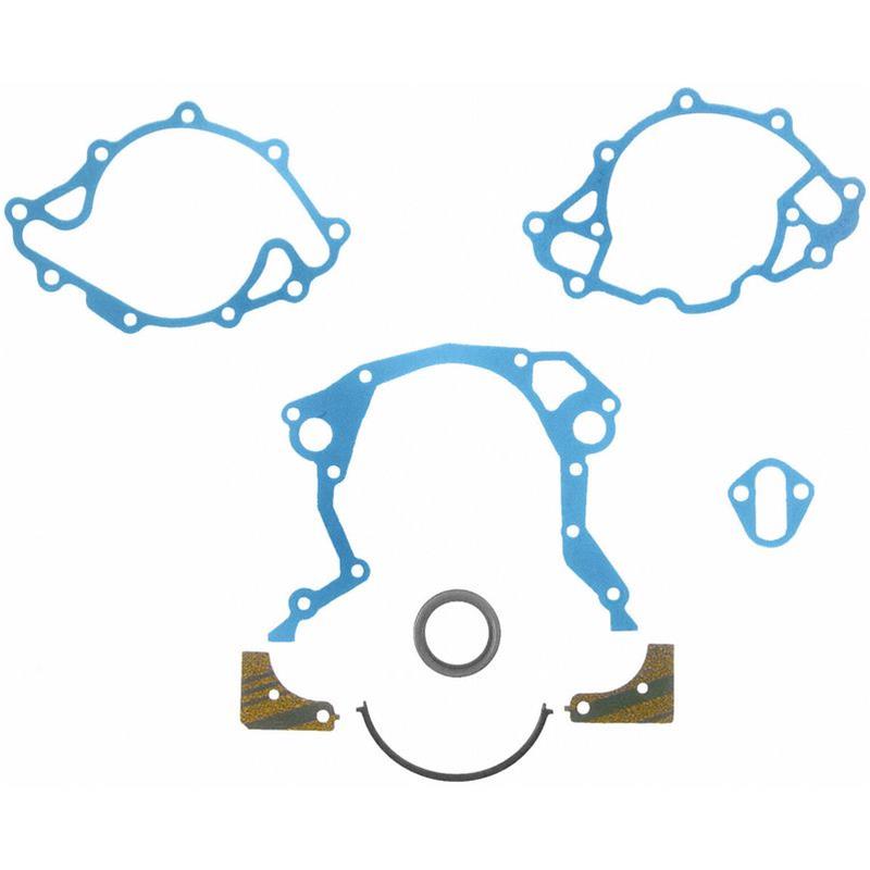 Fel-Pro Timing Cover Gaskets TCS 45008 Gaskets, Cover, Cork/Rubber, Ford, Small Block, Kit