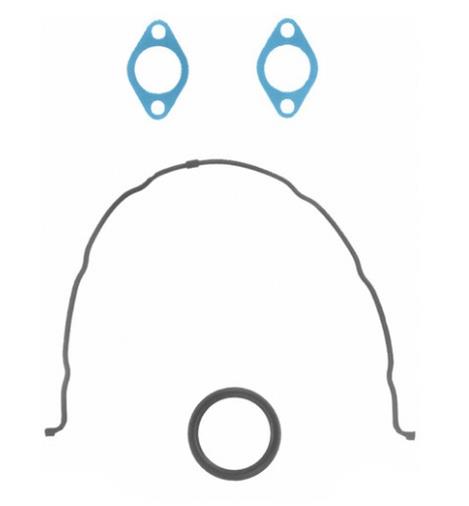 Fel-Pro Timing Cover Gaskets TCS 45969 Gasket, Cover, Cork/Rubber, Chevy, GMC, 7.4L/454, V8, Kit