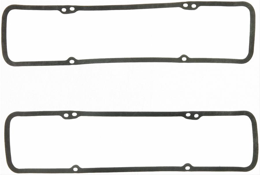 Fel-Pro PermaDry Valve Cover Gaskets VS 12869 R Gaskets, PermaDry, Rubber, Chevy, Small Block, Pair