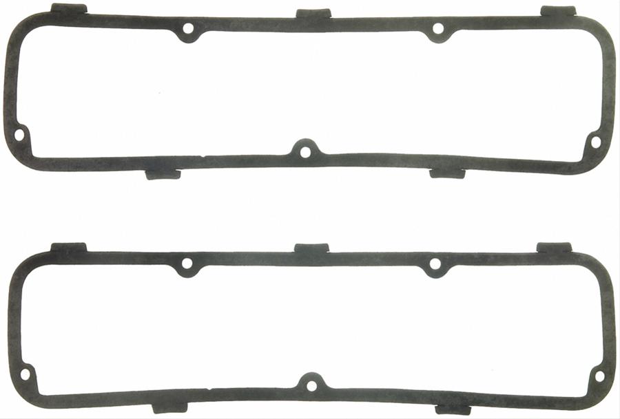 Fel-Pro PermaDry Valve Cover Gaskets VS 13049 R Gaskets, PermaDry, Rubber, Ford, Mercury, Big Block FE, Pair