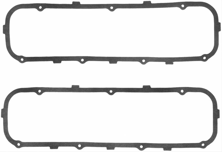 Fel-Pro PermaDry Valve Cover Gaskets VS 50044 R Gaskets, Rubber, Ford, Lincoln, Mercury, Big Block, Pair