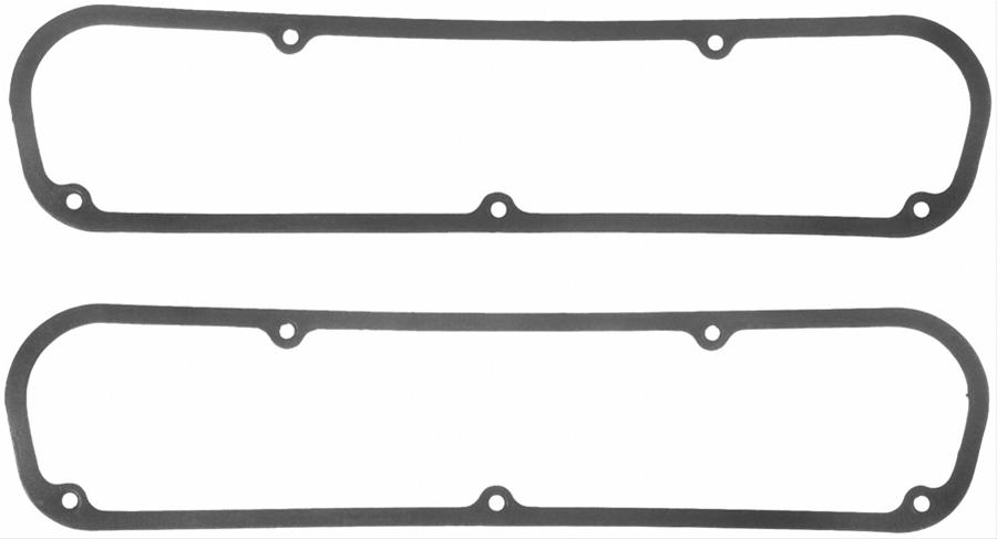 Fel-Pro PermaDry Valve Cover Gaskets VS 50184 R Gaskets, Rubber-Coated Fiber, Chrysler, Dodge, Plymouth, Small Block, V8, Pair
