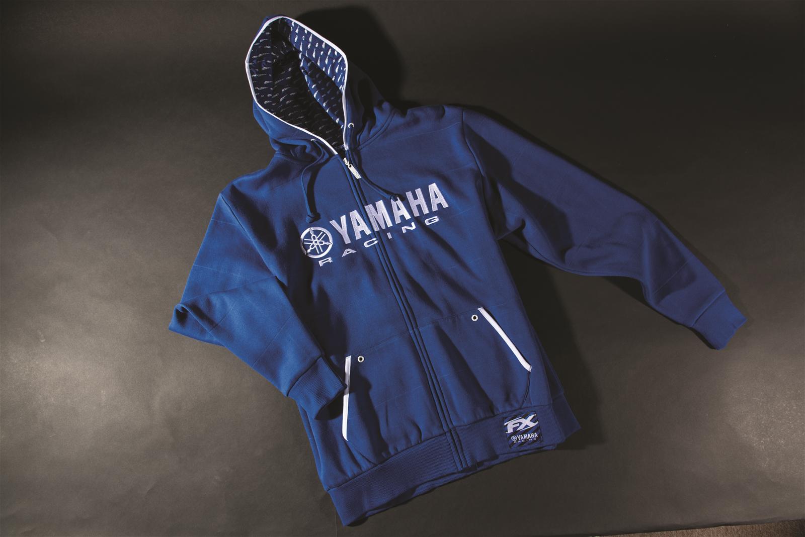 Black, Medium Factory Effex Yamaha Tuning Fork Zip-Up Sweatshirt
