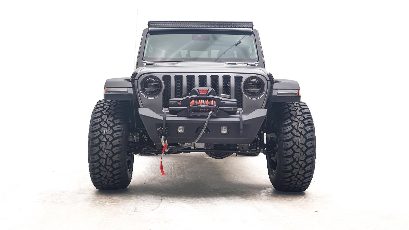 Fab Fours Inc. JL18-B4751-1 Fab Fours Jeep JL/JT Stubby Winch