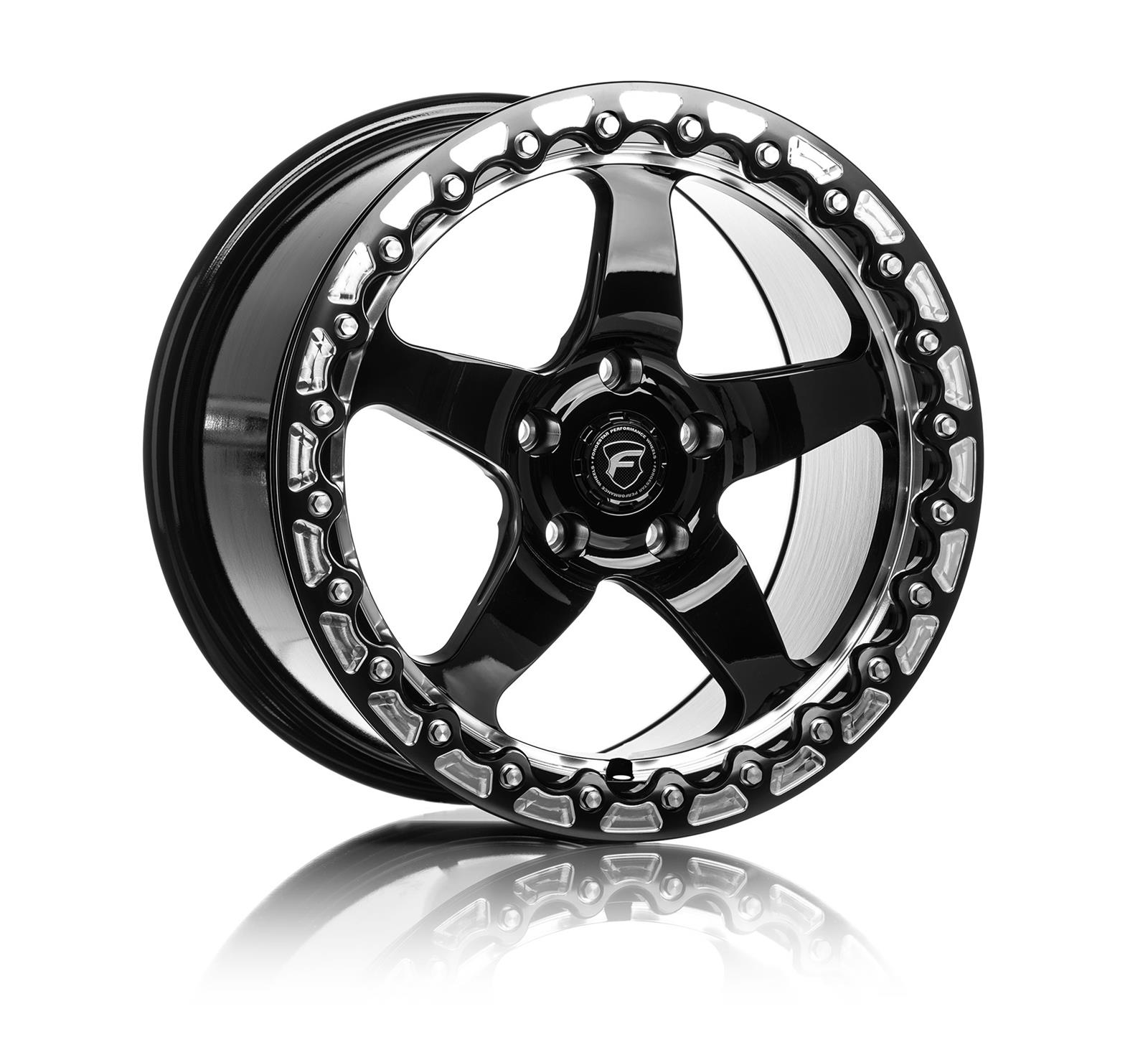 フォージスター 18インチ 10j+2 10j+8 USA Forgestar Wheels USA F00180563P65 Forgestar D5 Drag Beadlock Gloss