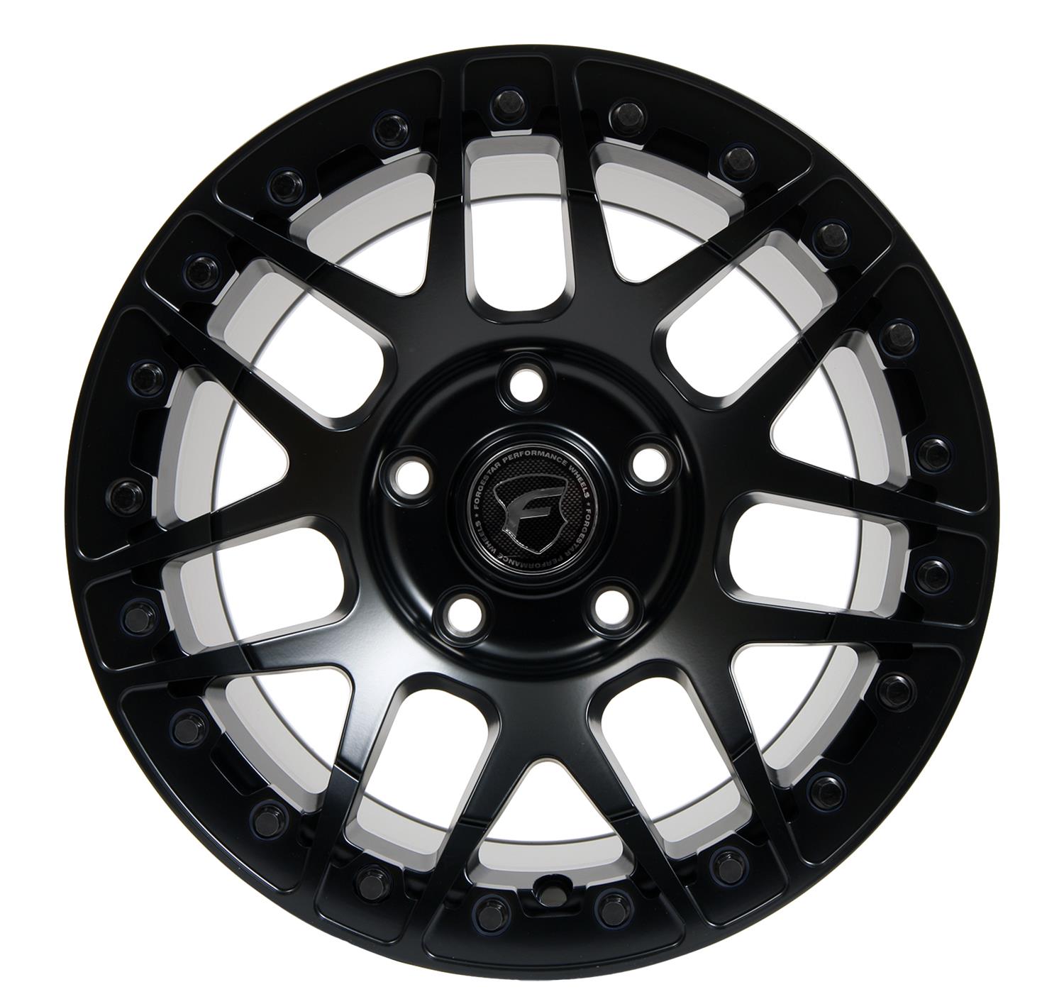 Forgestar F14 Beadlock 15x10 / 5x120.65 BP / ET50 / 7.5in BS Satin Black Wheel