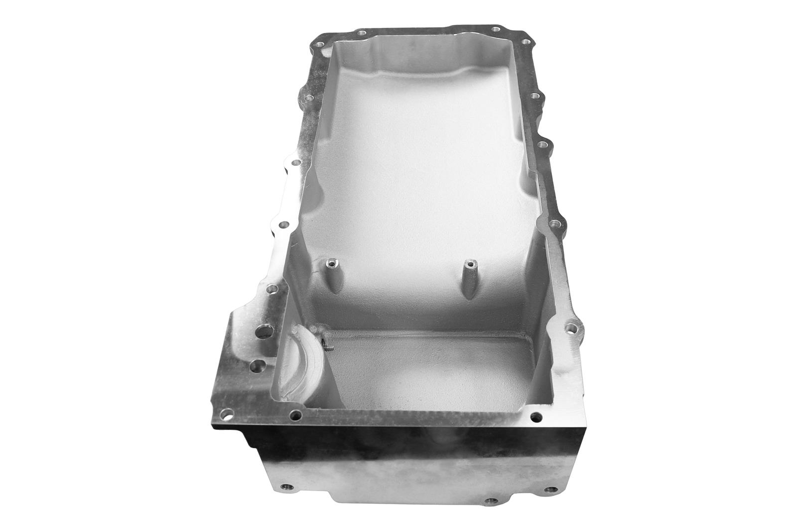 FiTech Plus LS Swap Oil Pans 130001 Pan, Engine Swap, Standard Profile, Cast Aluminum, Satin, 6.00 Quart Capacity, 4.25 in. Stroke Clearance, Chevy, LS, V8, Each thumbnail 8