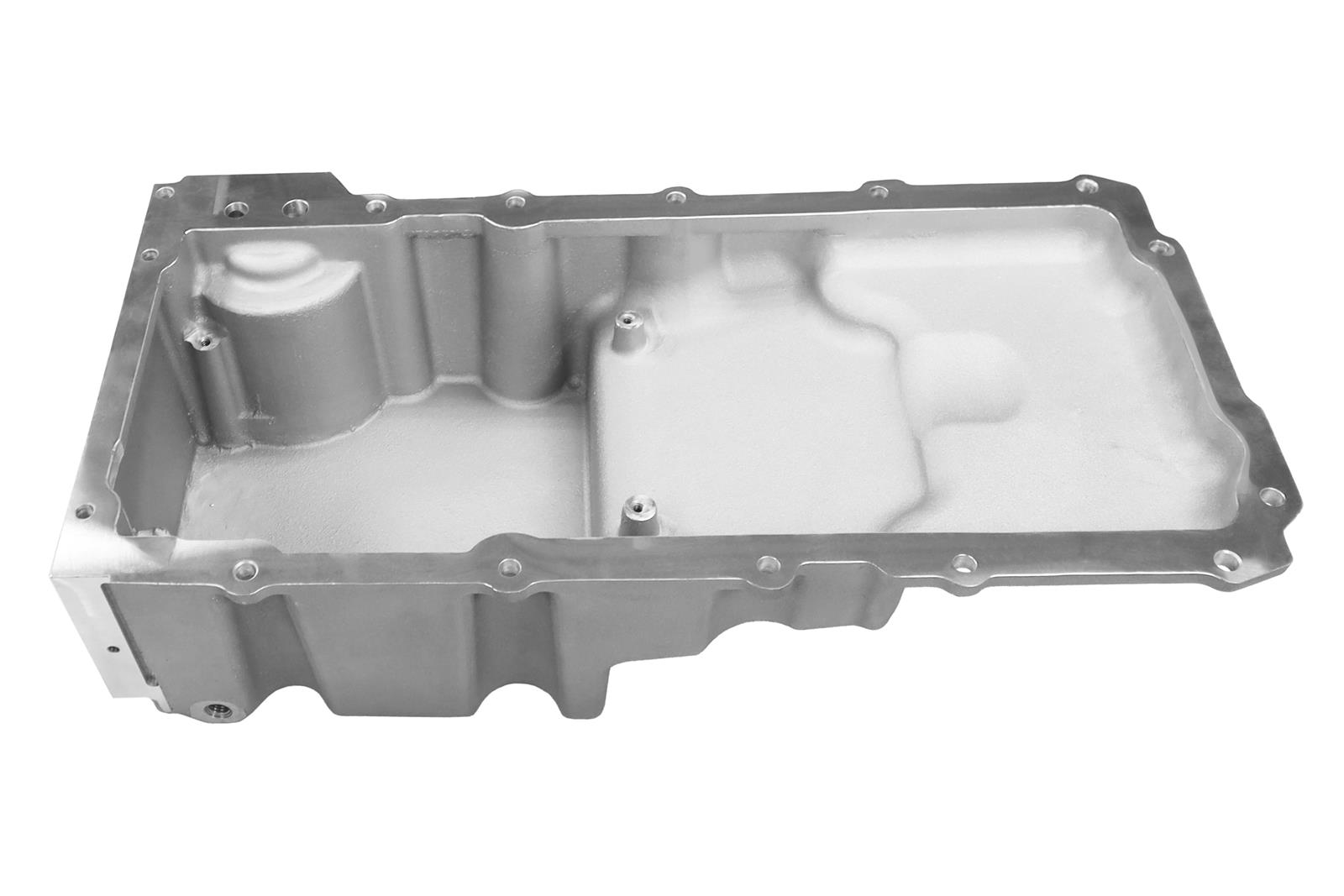 FiTech Plus LS Swap Oil Pans 130002 Pan, Engine Swap, Medium Profile, Cast Aluminum, Satin, 6.20 Quart Capacity, 3.62 in. Stroke Clearance, Chevy, LS, V8, Each thumbnail 4