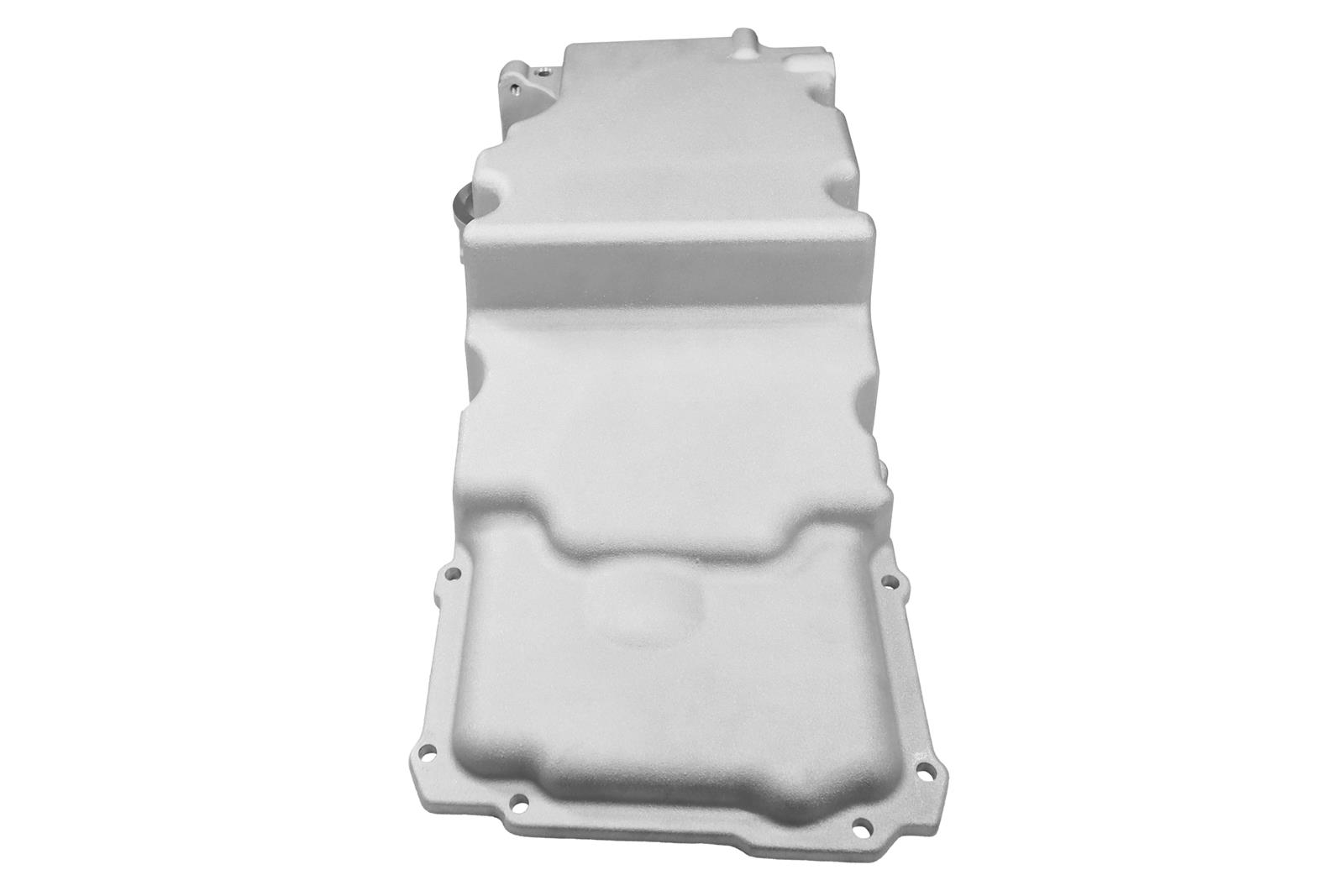 FiTech Plus LS Swap Oil Pans 130002 Pan, Engine Swap, Medium Profile, Cast Aluminum, Satin, 6.20 Quart Capacity, 3.62 in. Stroke Clearance, Chevy, LS, V8, Each thumbnail 9