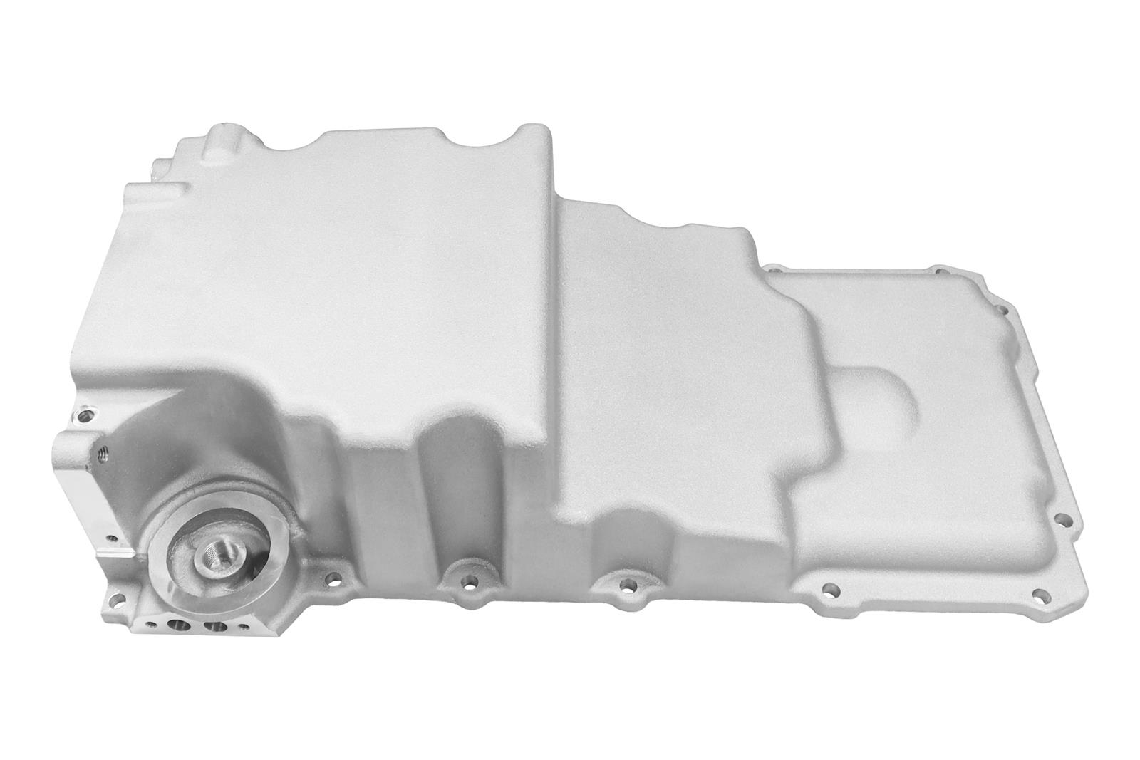 FiTech Plus LS Swap Oil Pans 130002 Pan, Engine Swap, Medium Profile, Cast Aluminum, Satin, 6.20 Quart Capacity, 3.62 in. Stroke Clearance, Chevy, LS, V8, Each thumbnail 2