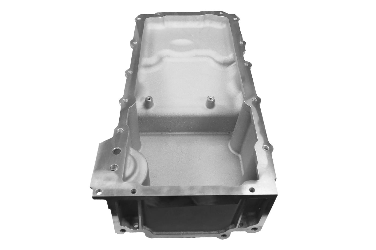 FiTech Plus LS Swap Oil Pans 130002 Pan, Engine Swap, Medium Profile, Cast Aluminum, Satin, 6.20 Quart Capacity, 3.62 in. Stroke Clearance, Chevy, LS, V8, Each thumbnail 7