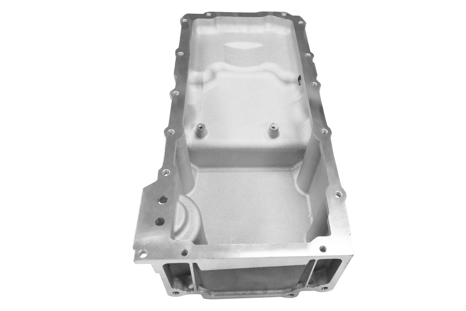 FiTech Plus LS Swap Oil Pans 130003 Pan, Engine Swap, Ultra Low Profile, Cast Aluminum, Satin, 6.10 Quart Capacity, 4.00 in. Stroke Clearance, Chevy, LS, V8, Each thumbnail 8