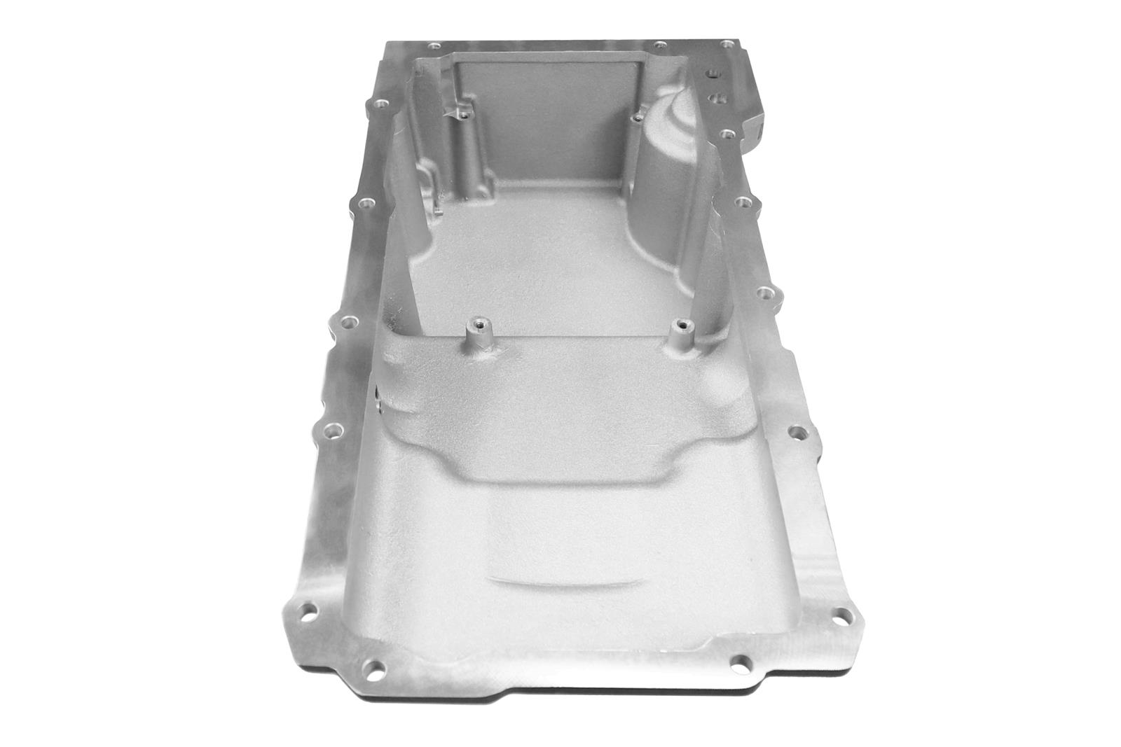 FiTech Plus LS Swap Oil Pans 130003 Pan, Engine Swap, Ultra Low Profile, Cast Aluminum, Satin, 6.10 Quart Capacity, 4.00 in. Stroke Clearance, Chevy, LS, V8, Each thumbnail 7