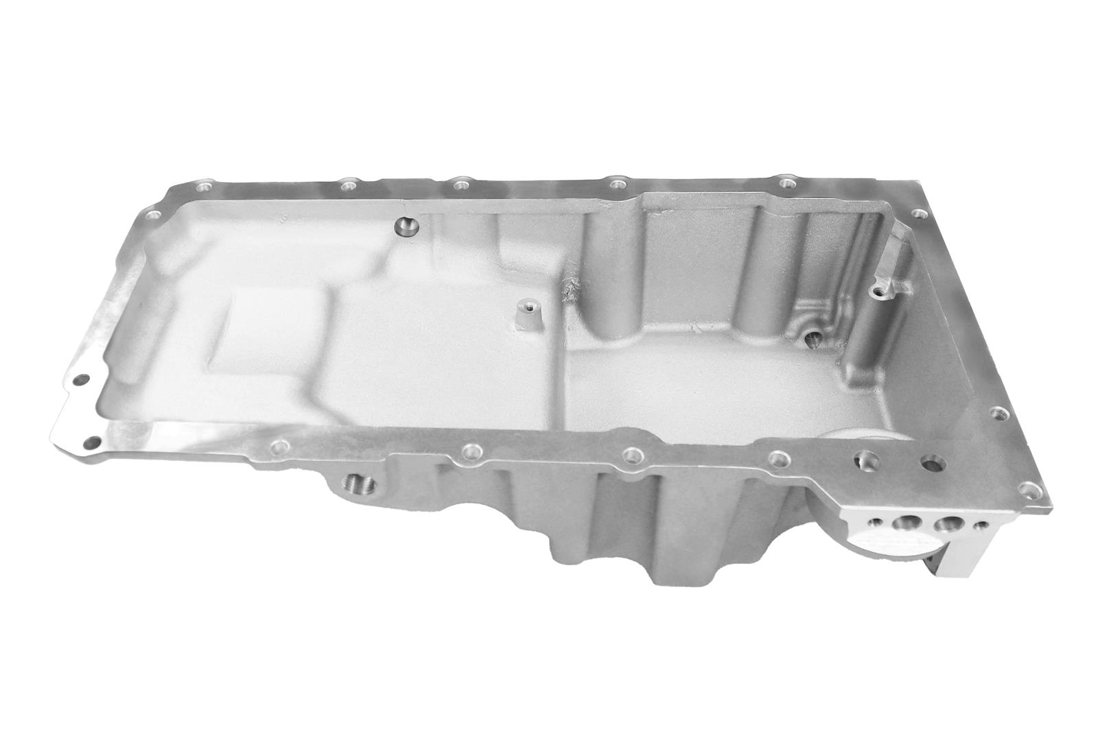FiTech Plus LS Swap Oil Pans 130003 Pan, Engine Swap, Ultra Low Profile, Cast Aluminum, Satin, 6.10 Quart Capacity, 4.00 in. Stroke Clearance, Chevy, LS, V8, Each thumbnail 5