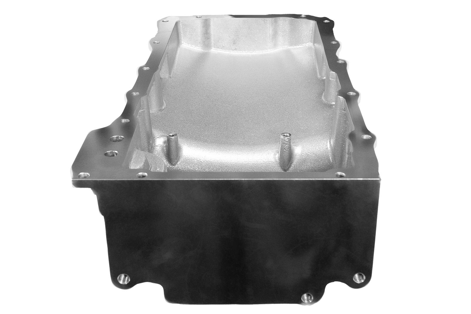 FiTech Plus LS Swap Oil Pans 130101 Pan, Engine Swap, Standard Profile, Cast Aluminum, Polished, 6.00 Quart Capacity, 4.25 in. Stroke Clearance, Chevy, LS, V8, Each thumbnail 5