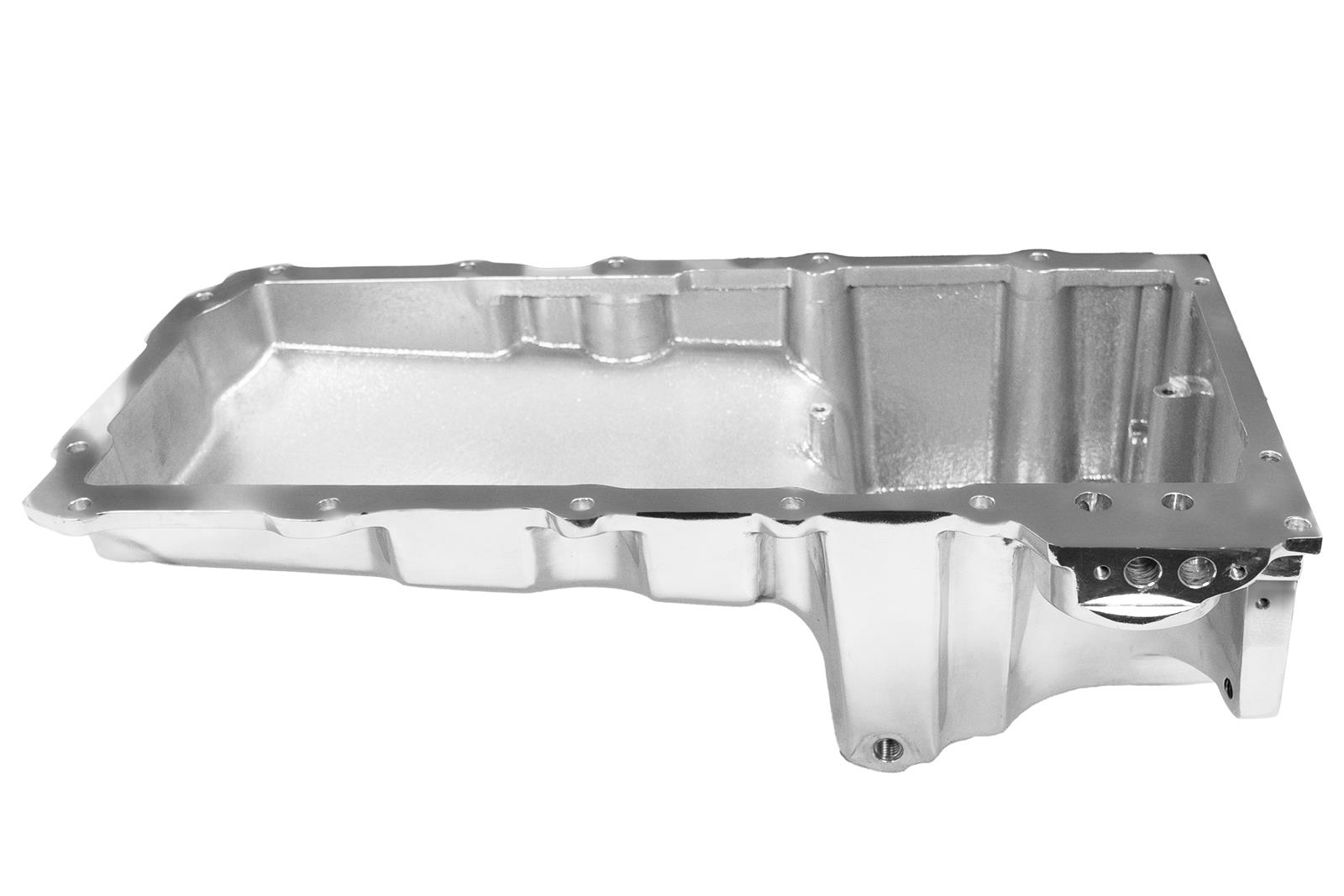 FiTech Plus LS Swap Oil Pans 130101 Pan, Engine Swap, Standard Profile, Cast Aluminum, Polished, 6.00 Quart Capacity, 4.25 in. Stroke Clearance, Chevy, LS, V8, Each thumbnail 8
