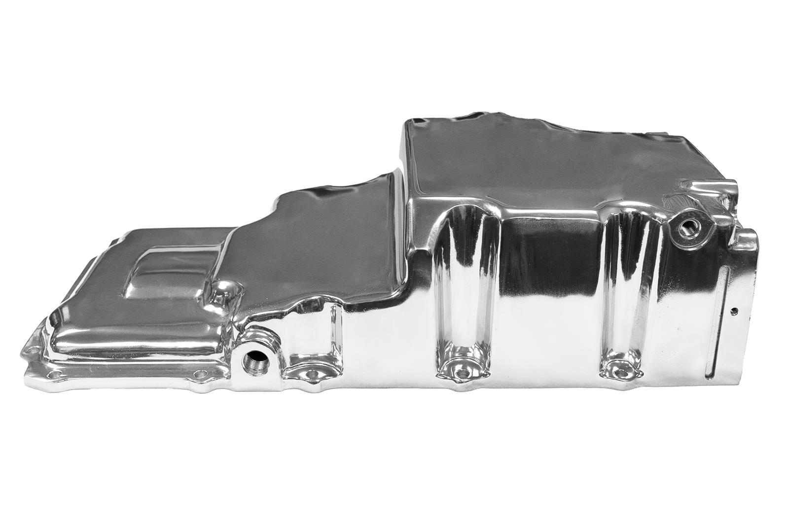FiTech Plus LS Swap Oil Pans 130103 Pan, Engine Swap, Ultra Low Profile, Cast Aluminum, Polished, 6.10 Quart Capacity, 4.00 in. Stroke Clearance, Chevy, LS, V8, Each thumbnail 8