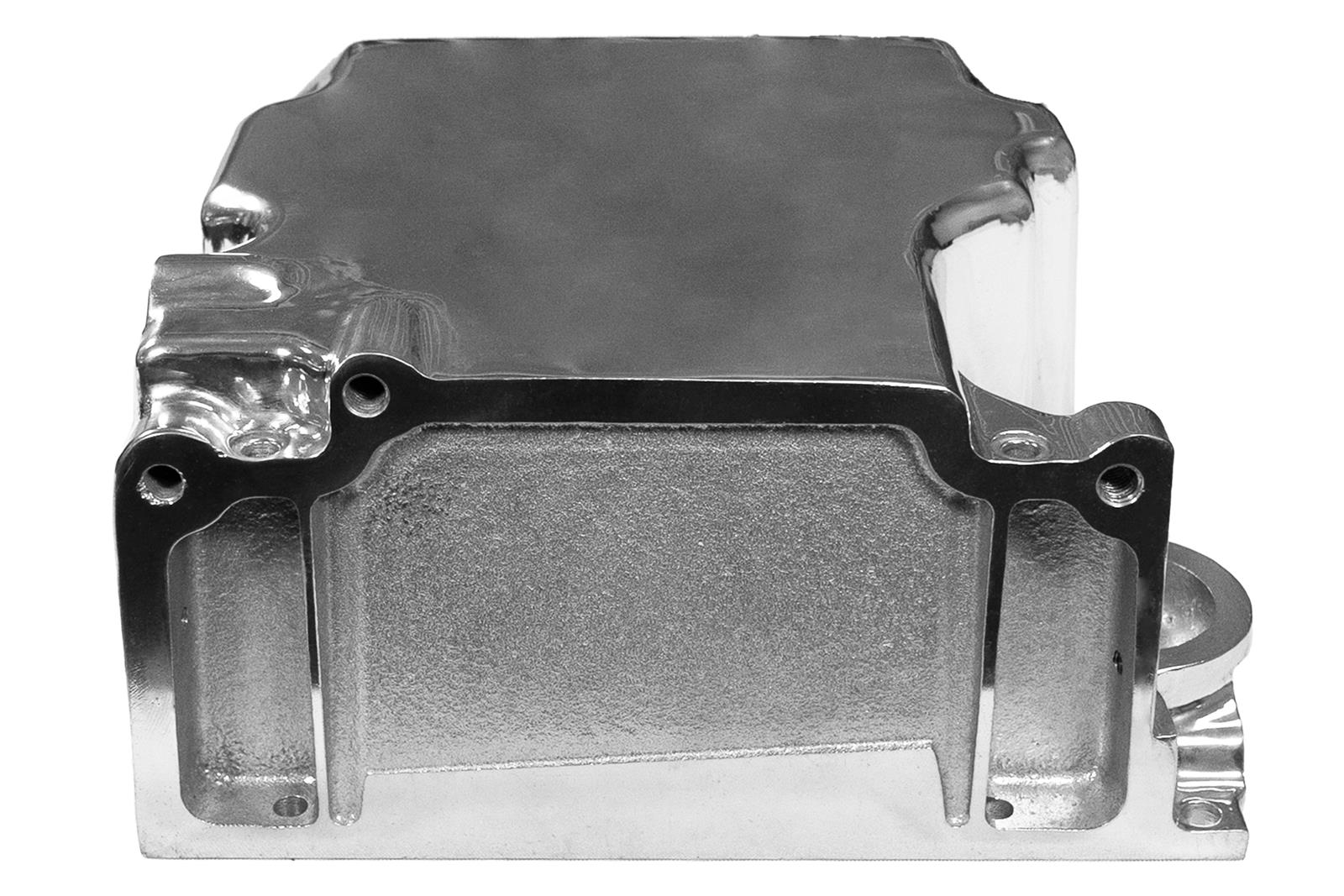 FiTech Plus LS Swap Oil Pans 130103 Pan, Engine Swap, Ultra Low Profile, Cast Aluminum, Polished, 6.10 Quart Capacity, 4.00 in. Stroke Clearance, Chevy, LS, V8, Each