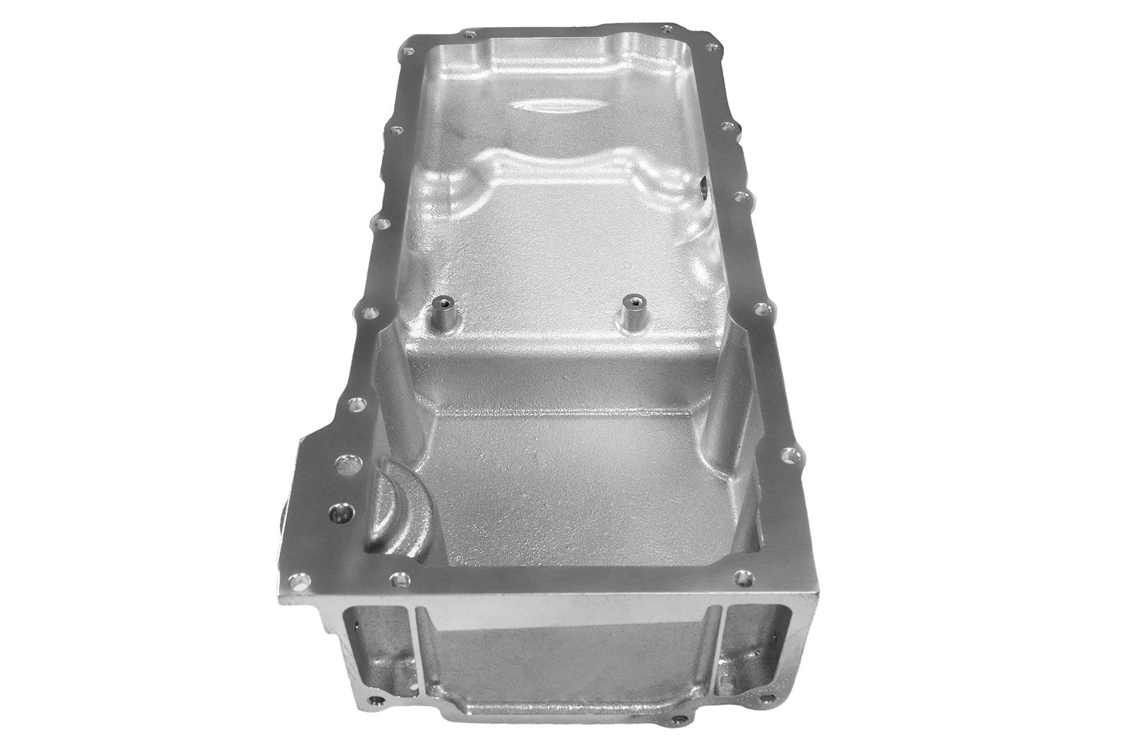 FiTech Plus LS Swap Oil Pans 130103 Pan, Engine Swap, Ultra Low Profile, Cast Aluminum, Polished, 6.10 Quart Capacity, 4.00 in. Stroke Clearance, Chevy, LS, V8, Each thumbnail 6