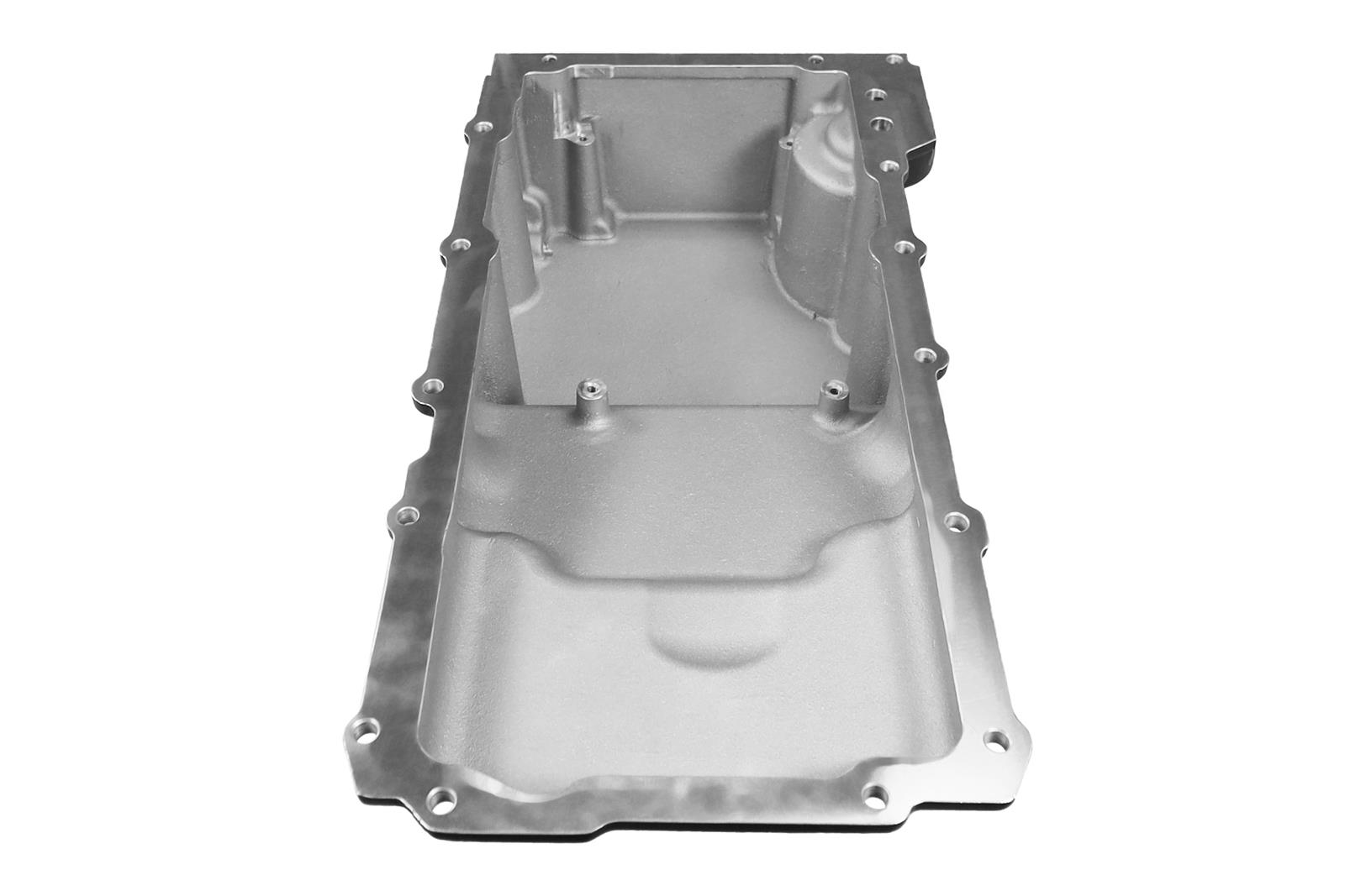 FiTech Plus LS Swap Oil Pans 130202 Pan, Engine Swap, Medium Profile, Cast Aluminum, Black, 6.20 Quart Capacity, 3.62 in. Stroke Clearance, Chevy, LS, V8, Each thumbnail 5