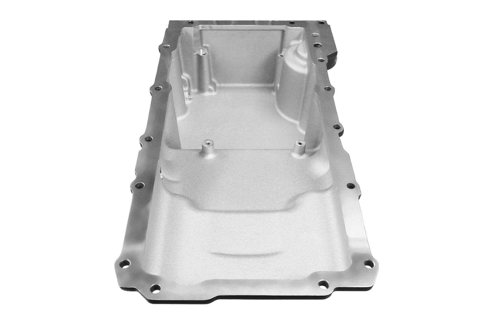 FiTech Plus LS Swap Oil Pans 130203 Pan, Engine Swap, Ultra Low Profile, Cast Aluminum, Black, 6.10 Quart Capacity, 4.00 in. Stroke Clearance, Chevy, LS, V8, Each thumbnail 4