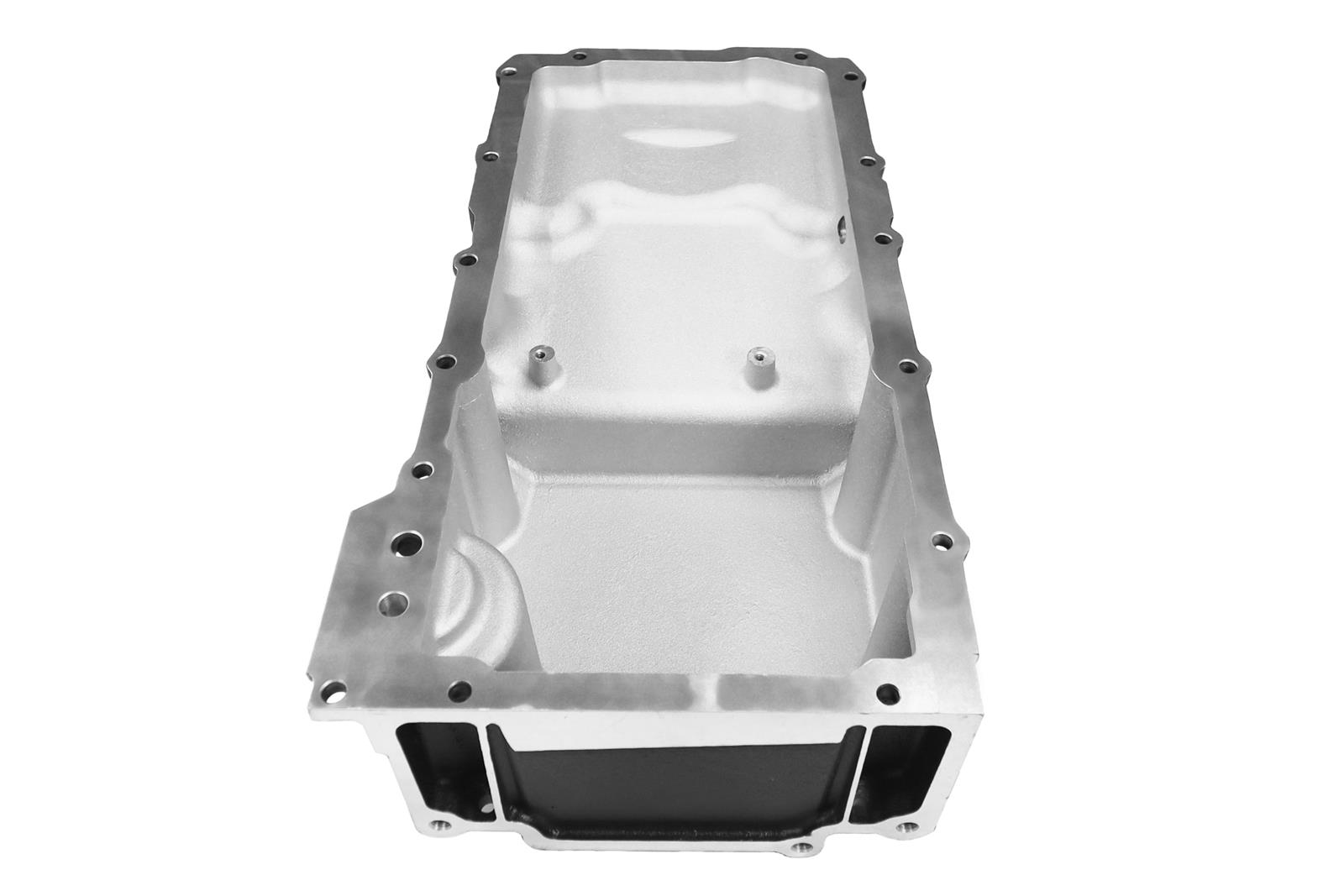 FiTech Plus LS Swap Oil Pans 130203 Pan, Engine Swap, Ultra Low Profile, Cast Aluminum, Black, 6.10 Quart Capacity, 4.00 in. Stroke Clearance, Chevy, LS, V8, Each thumbnail 8