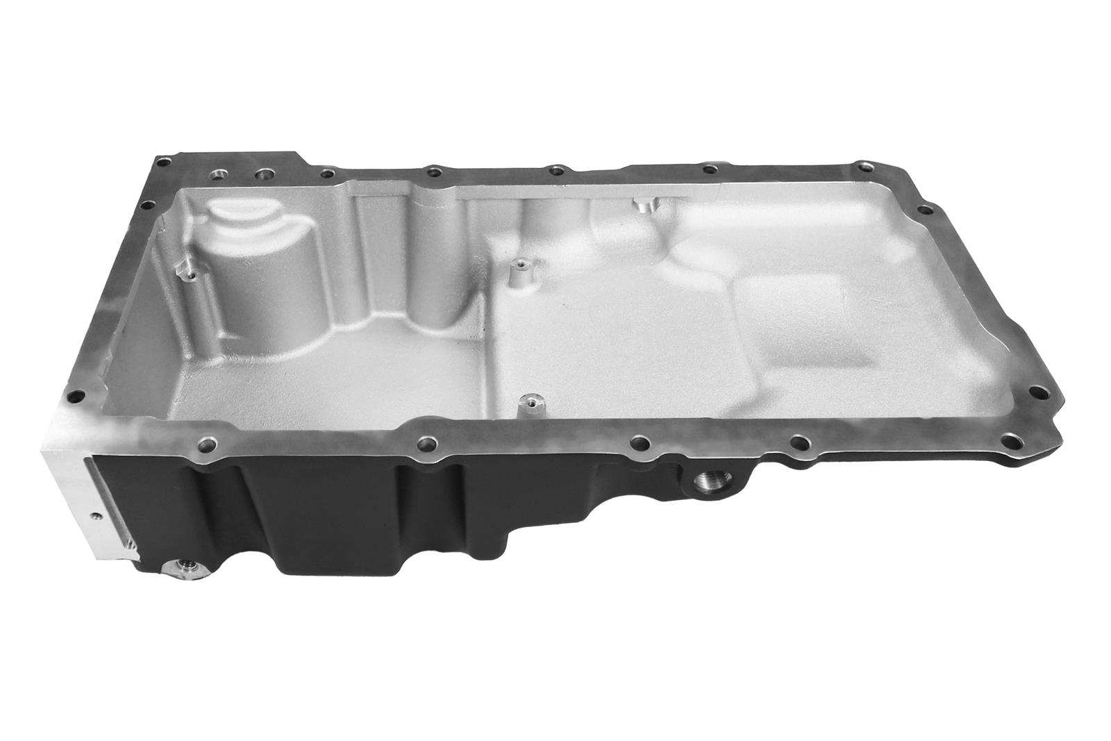 FiTech Plus LS Swap Oil Pans 130203 Pan, Engine Swap, Ultra Low Profile, Cast Aluminum, Black, 6.10 Quart Capacity, 4.00 in. Stroke Clearance, Chevy, LS, V8, Each thumbnail 3