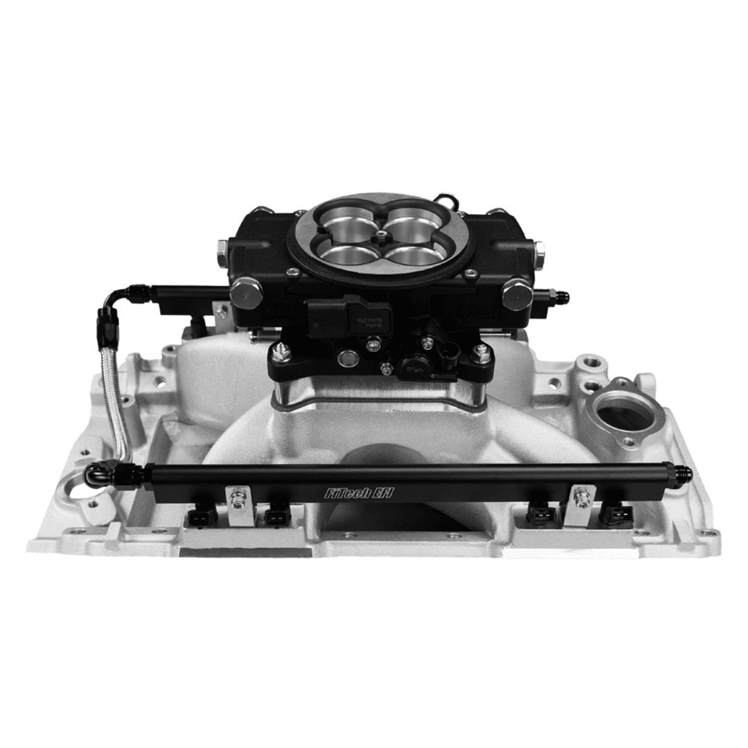 FiTech Ultra Port EFI BBC Systems 30-10-415 Fuel Injection Systems, EFI, Intake Manifold, Black Throttle Body, ECM, Gasoline, E85, 1000 HP, Chevy, Big Block, Rectangle Port, Kit thumbnail 5