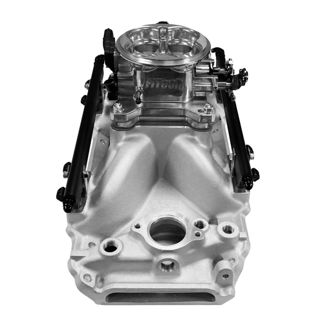 FiTech Ultra Port EFI BBC Systems 30-11-610 Fuel Injection Systems, EFI, Intake Manifold, Uni Brilliant Throttle Body, ECM, Gasoline, E85, 750 HP, Chevy, Big Block, Oval Port, Kit thumbnail 4