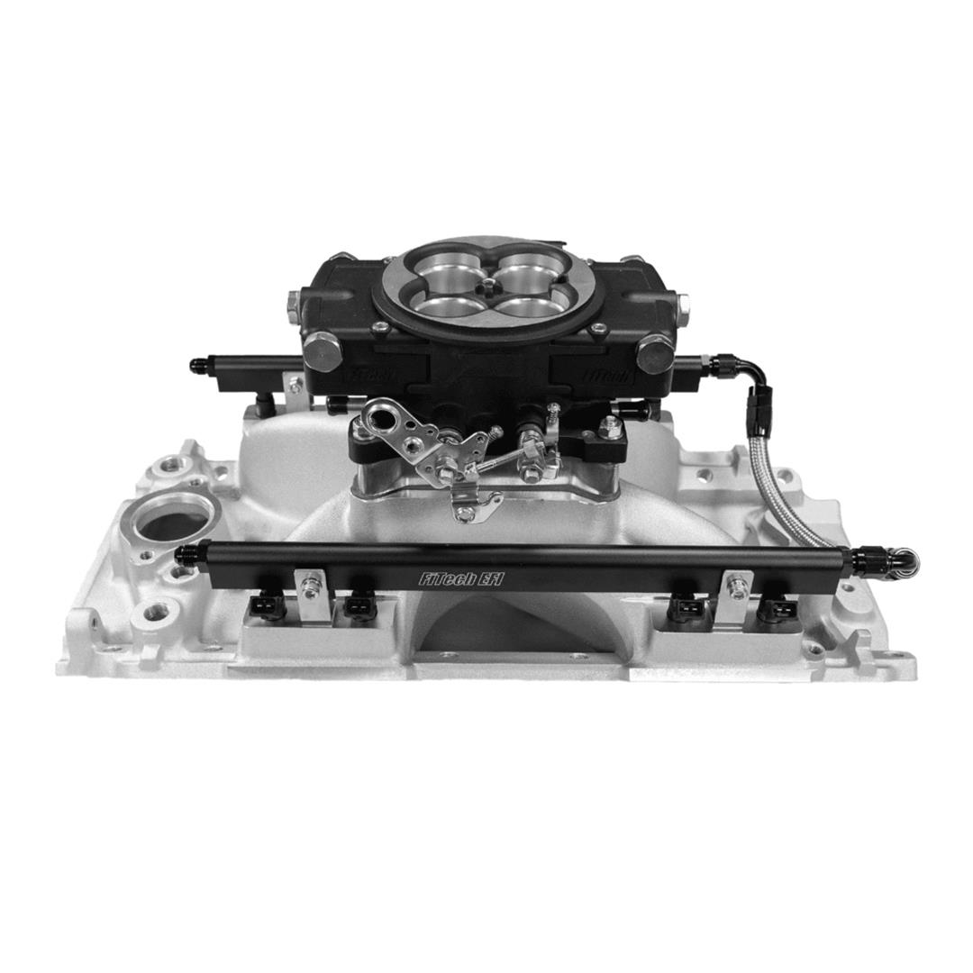 FiTech Ultra Port EFI BBC Systems 30-11-615 Fuel Injection Systems, EFI, Intake Manifold, Black Throttle Body, ECM, Gasoline, E85, 750 HP, Chevy, Big Block, Oval Port, Kit thumbnail 5