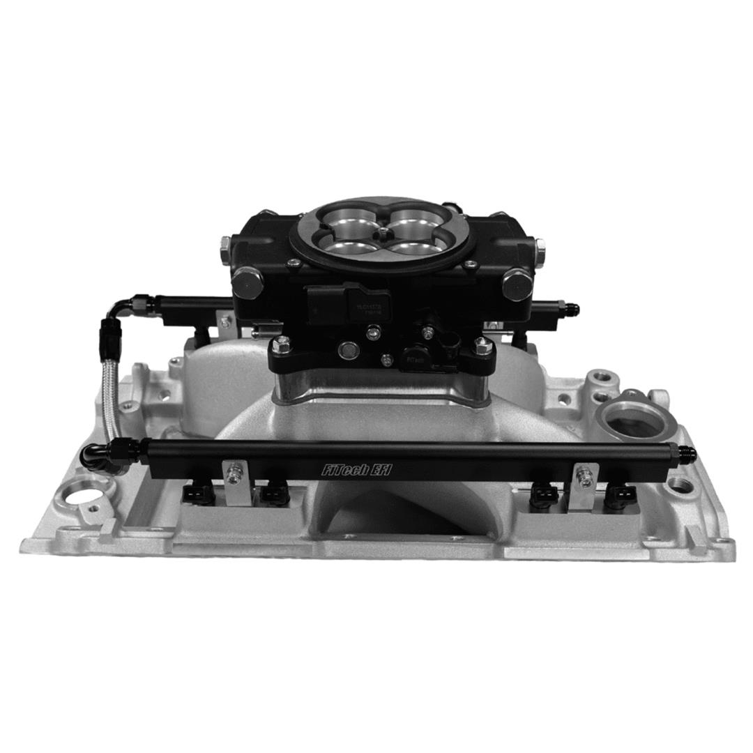 FiTech Ultra Port EFI BBC Systems 30-11-615 Fuel Injection Systems, EFI, Intake Manifold, Black Throttle Body, ECM, Gasoline, E85, 750 HP, Chevy, Big Block, Oval Port, Kit thumbnail 7