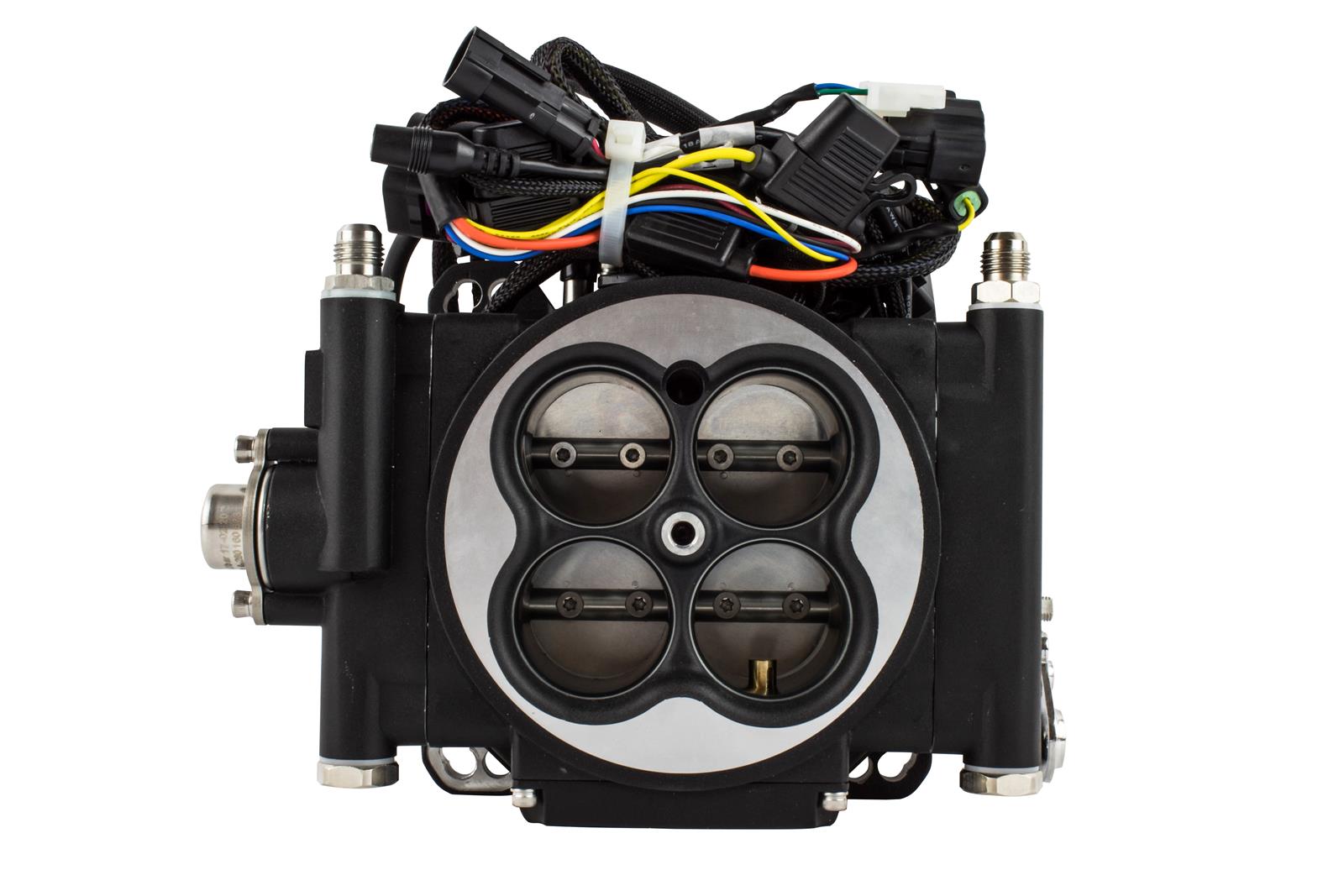 FiTech Go EFI 4 600 HP Self-Tuning Fuel Injection Systems 30002 System, 600HP Self-Tuning, Throttle Body, Satin Black, ECM, Kit thumbnail 2
