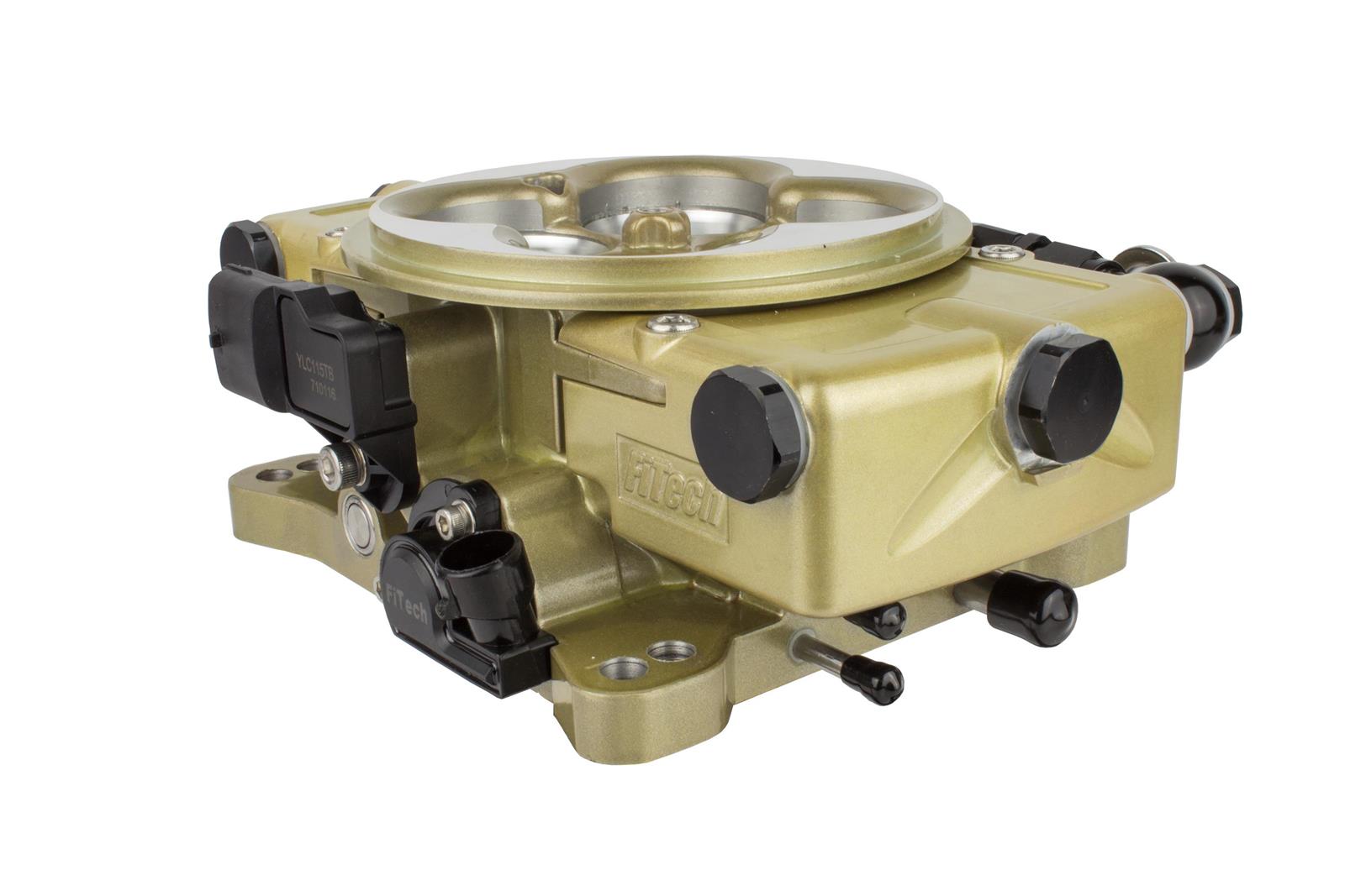 FiTech Go EFI Classic 650 HP Fuel Injection Systems 30020 Systems, HP, Gold Finish Throttle Body, ECM, 4-barrel Square Bore Mounting Flange, E85, Gasoline, Kit thumbnail 5