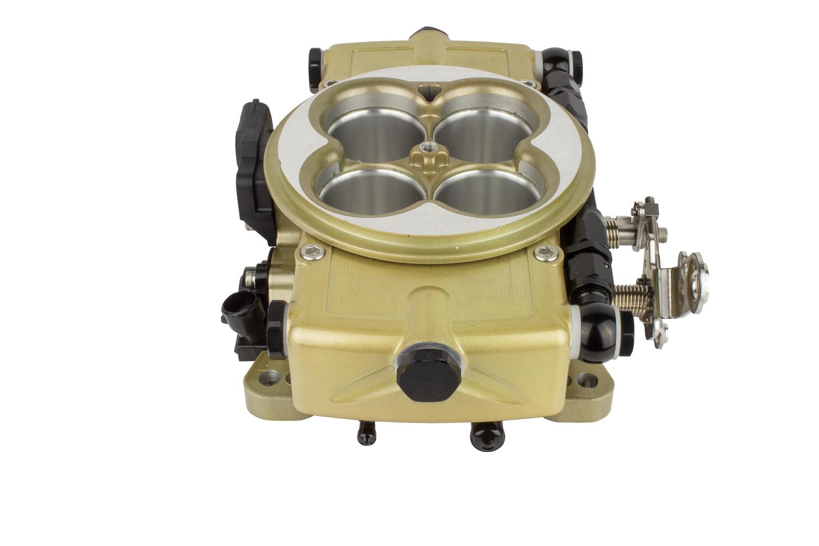 FiTech Go EFI Classic 650 HP Fuel Injection Systems 30020 Systems, HP, Gold Finish Throttle Body, ECM, 4-barrel Square Bore Mounting Flange, E85, Gasoline, Kit thumbnail 7