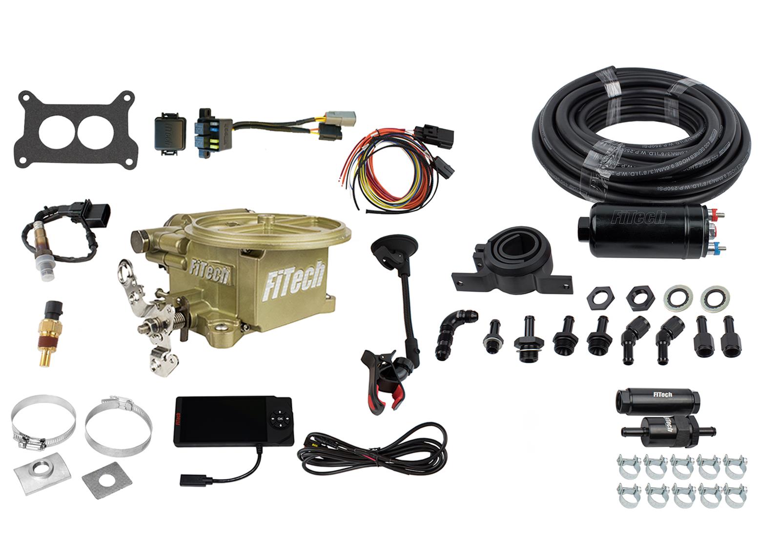 FiTech Fuel Injection 31091 FiTech Go EFI 2-Barrel 400 HP System
