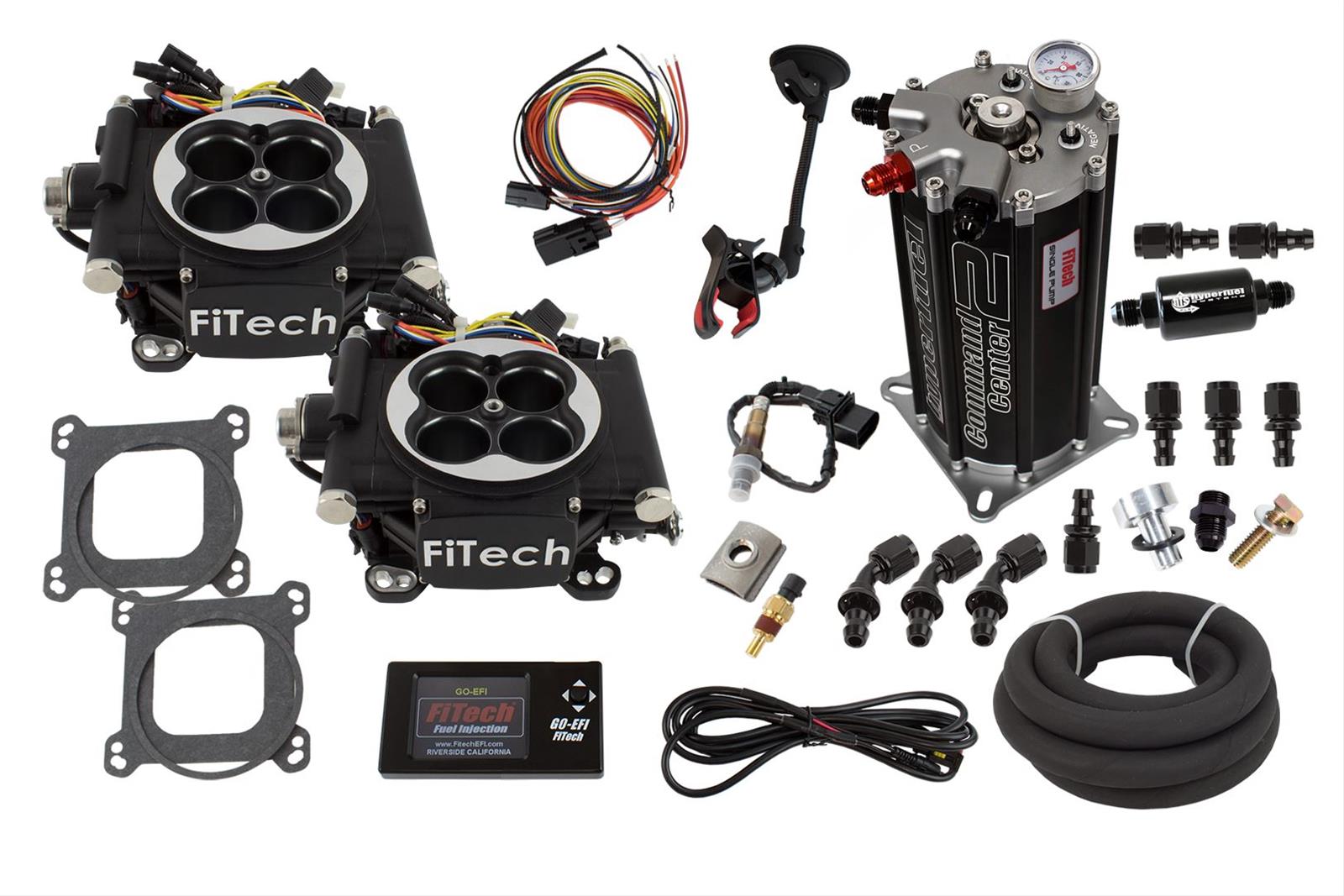 Fitech Fuel Injection Fitech Go Efi X Dual Quad Hp Self Tuning Fuel Injection