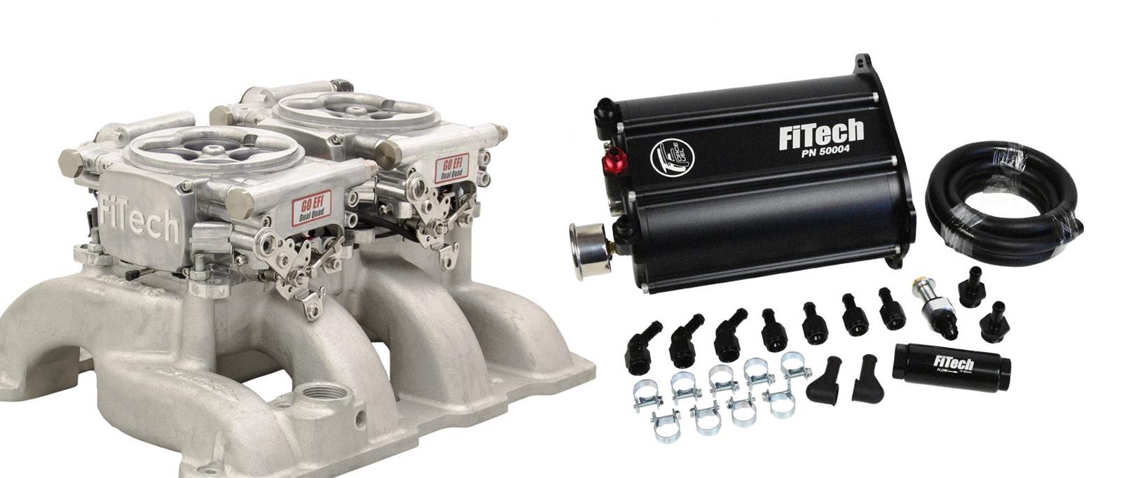 FiTech Fuel Injection 35261 FiTech Go EFI 2x4 625 HP System Force Fuel
