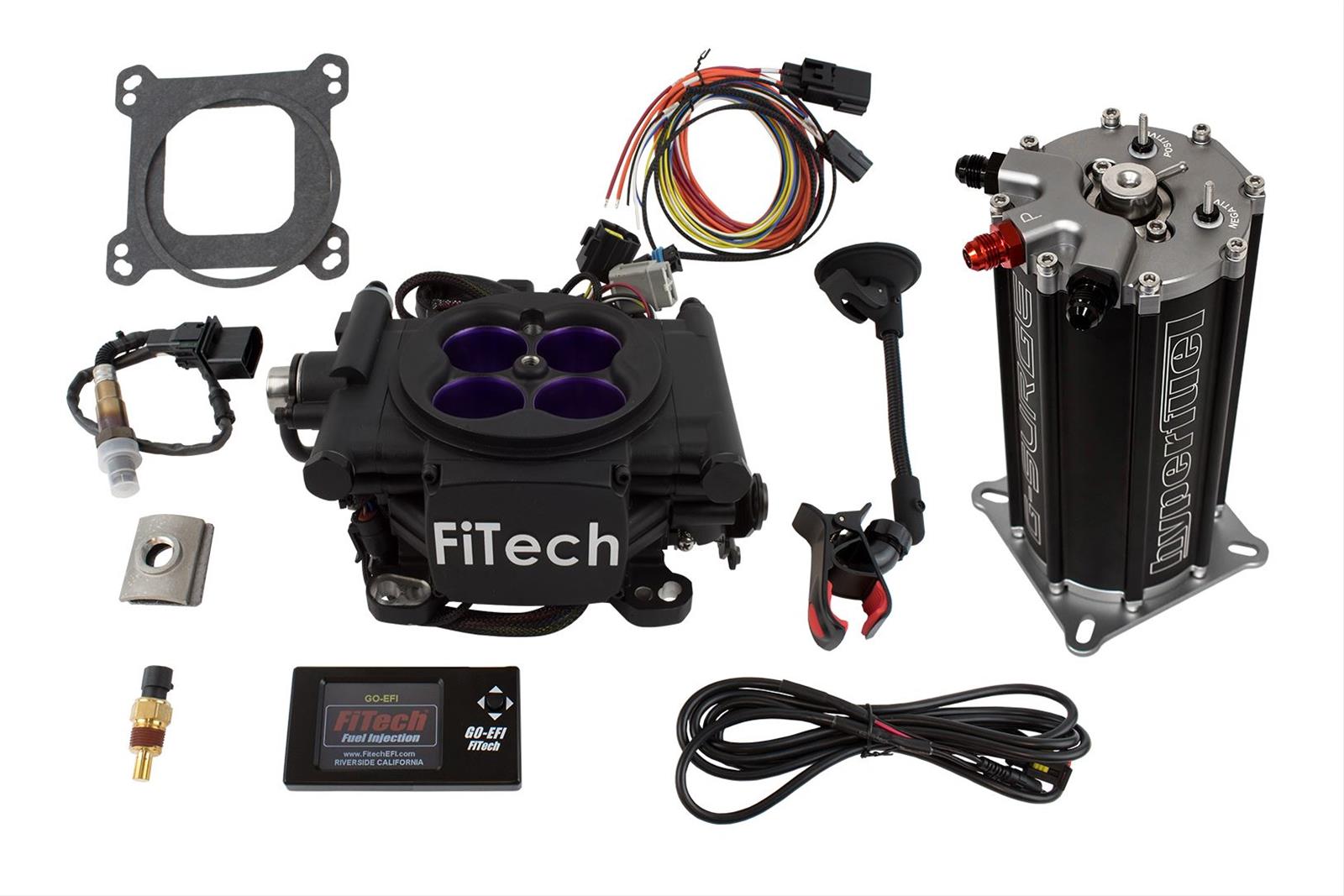FiTech Fuel Injection 36008 FiTech MeanStreet EFI 800 HP SelfTuning Fuel Injection Systems with