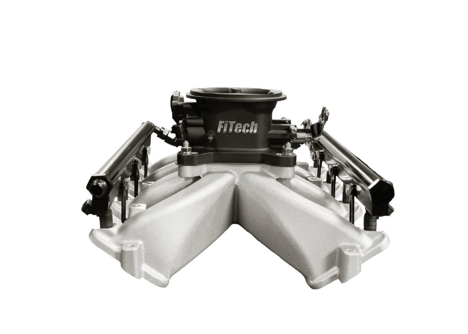 FiTech Ultra Port EFI LS Systems 37015 Fuel Injection Systems, EFI, LS1 Intake Manifold, Black Finish Throttle Body, Gasoline, 750 HP, Chevy, LS, Kit thumbnail 7