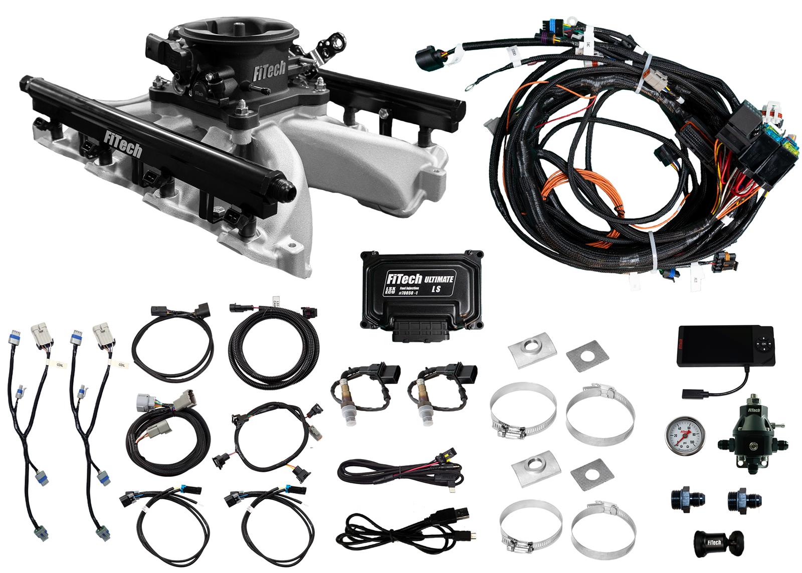 FiTech Fuel Injection 37017 FiTech Ultra Port EFI LS Systems