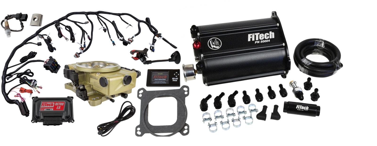 FiTech Fuel Injection 39201 FiTech Retro LS TBI 650 HP System Force