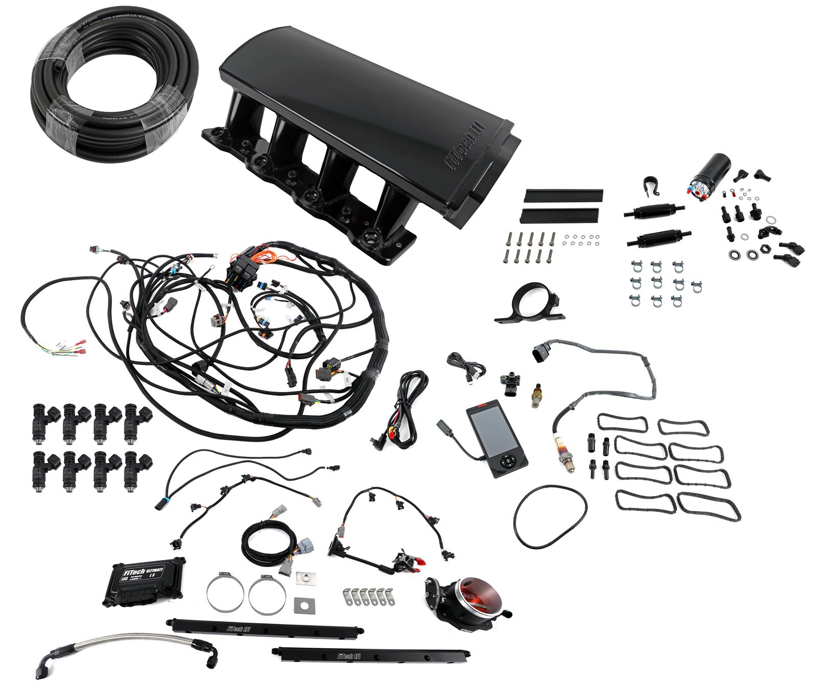 FiTech Fuel Injection 71002 FiTech Ultimate LS EFI 500 HP Fuel