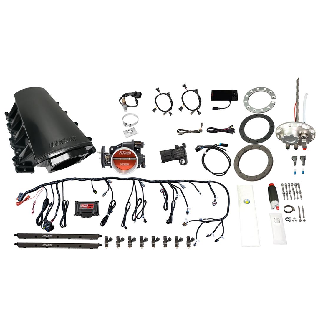 FiTech Ultimate LS 500 HP EFI Short LS7 Port Intake Fuel Injection Master Kits 76315 System With Kit