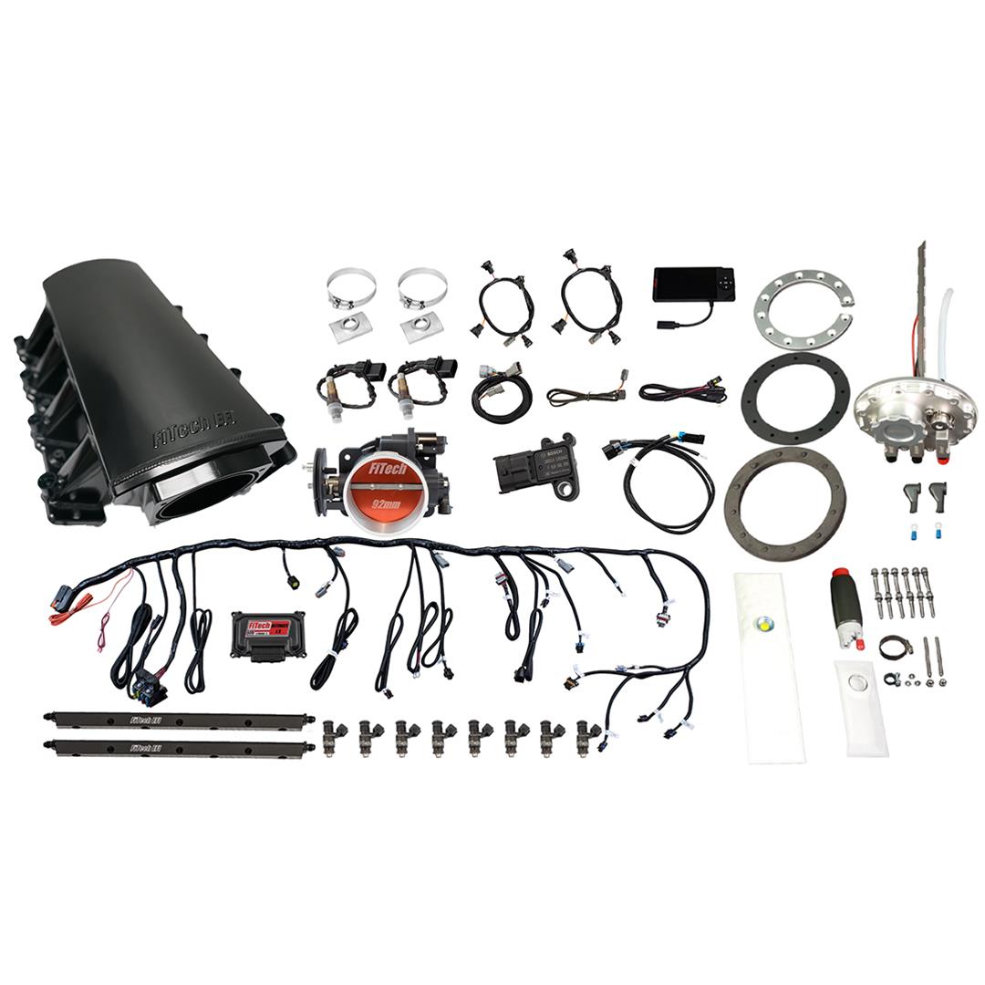 FiTech Ultimate LS 500 HP EFI Short LS7 Port Intake Fuel Injection Master Kits 76316 System With Kit
