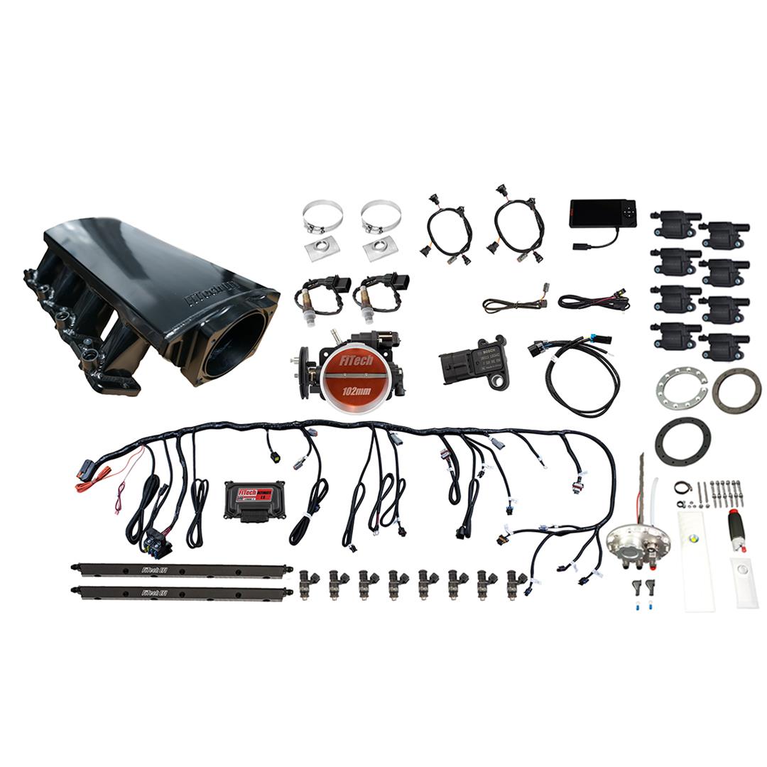 FiTech Ultimate LS 750 HP EFI Short LS3 Port Intake Fuel Injection Master Kits 78813 System With Kit